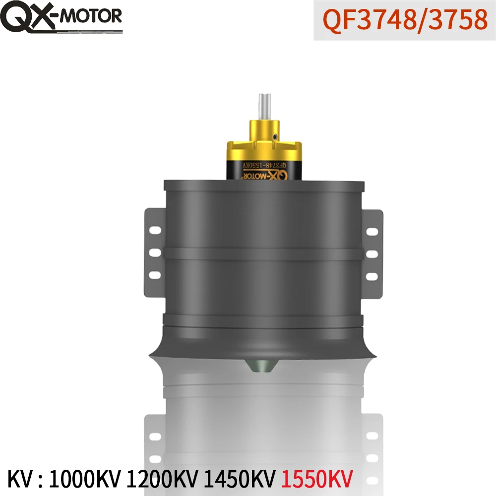 QX-MOTOR 90mm EDF 12 ostrza wentylator kanałowy QF3748 3758 silnik bezszczotkowy 1000kv 1200kv 1450kv 1550kv CWCCW do zdalnego sterowania część