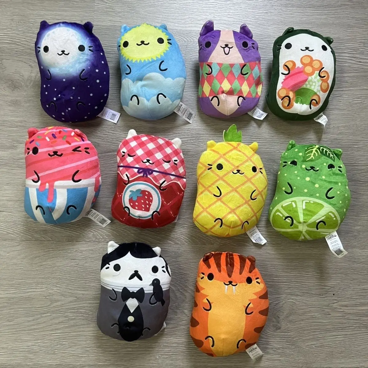 14.5 Cm Large Cat Bean Bag Cute Sandbag Decompression Plush Toys Stuffed Plush Keychain Send Friends Gift Xmas Toys for Kids