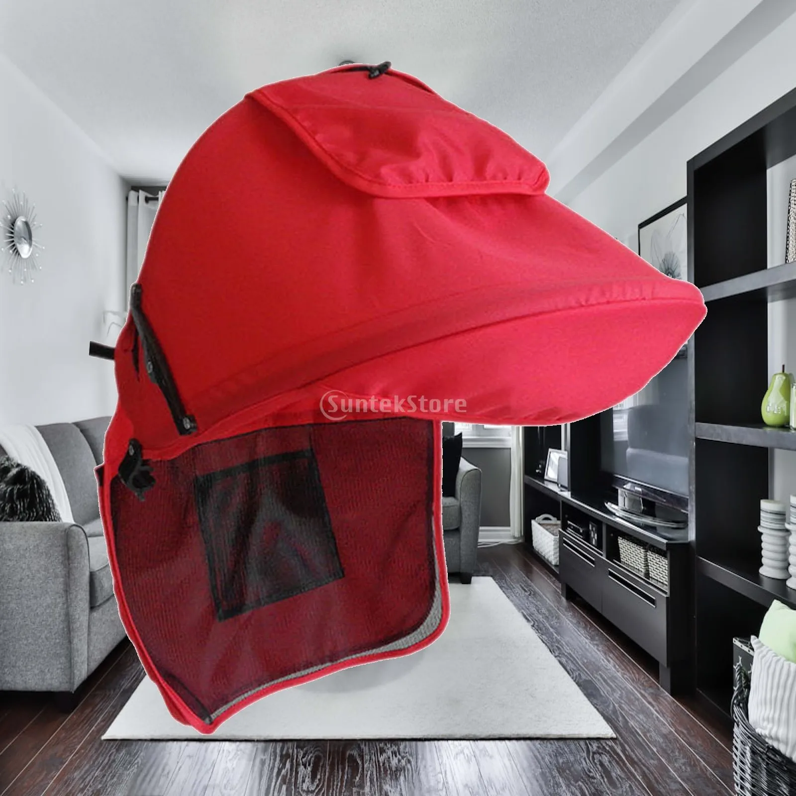 Infant Stroller Sun Shade Cover Universal Fit Foldable Awning Waterproof Oxford Cloth Sun Protection for Pram Carriage