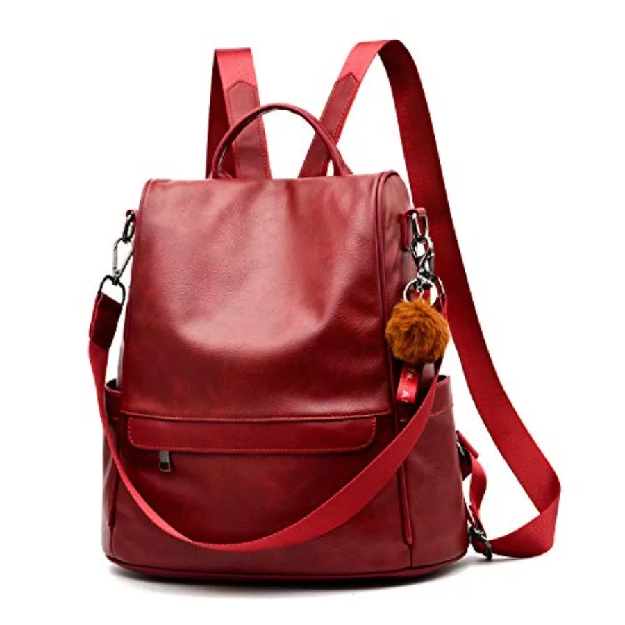 

Women Backpack Purse PU Leather Anti-theft Casual Shoulder Bag Fashion Ladies Satchel Bags