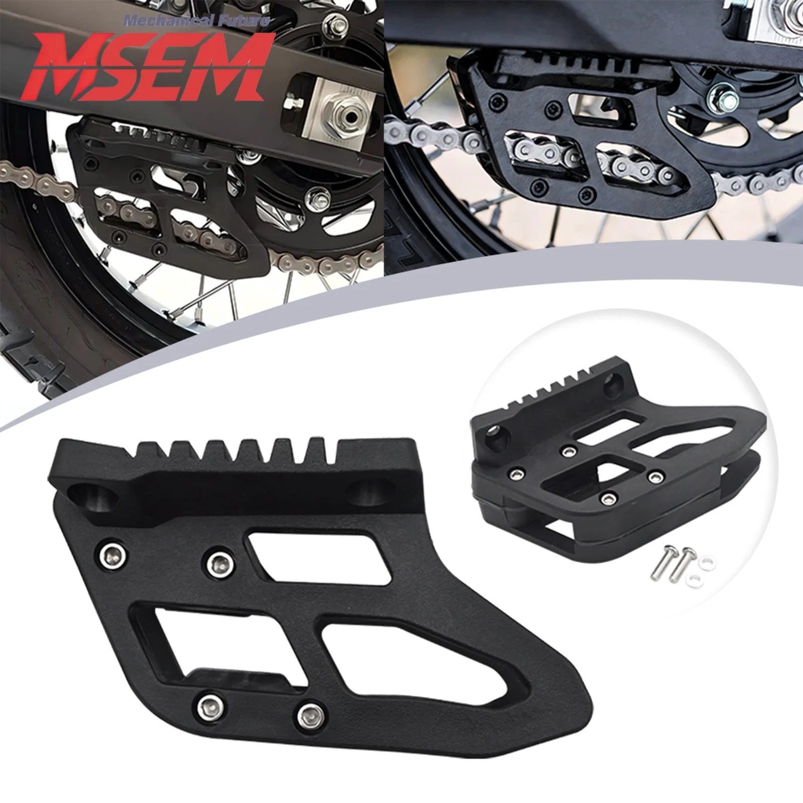 Für XTZ700 T700 YAMAHA Tenere 700 2019-2023 Motorrad-Kettenführungsscheibe Schutzplatte Stabilisator
