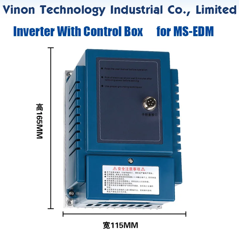 EDM Inverter With Remote Control 220V 0.75KW 0-400HZ PWM for Medium Speed High Speed Wire Cutting Machine AX2-0750X, 2PH22/3PH22