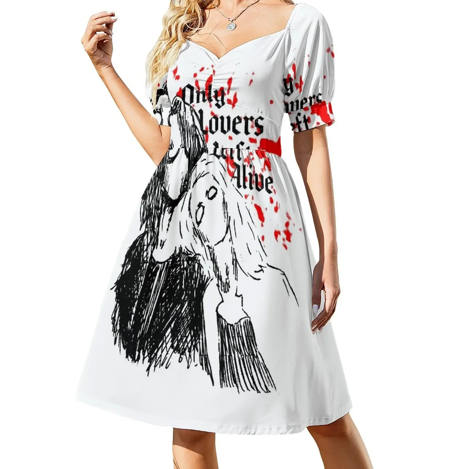 

Only Lovers Left Alive (black/red) Short-Sleeved Dress Clothing purple dress