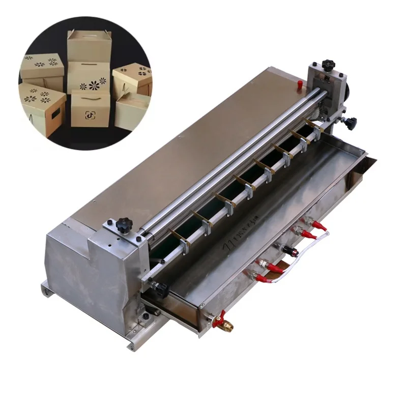 720 Semi-Automatic Heat Gluing Machine for Metal Board Paper Box Packaging Industry Direct Sale Glue Applicator