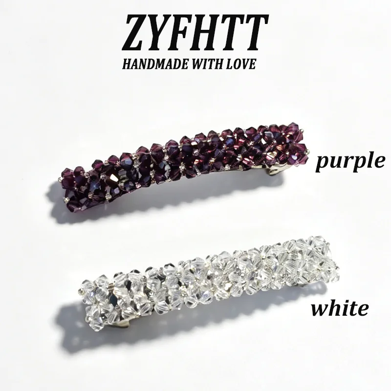 1/3 Stück ZYFHTT Strass-Metall-Haarspange für Damen, Elegante Seitenspange, Modische Mädchen-Haarnadel, Haaraccessoires – Detail 20