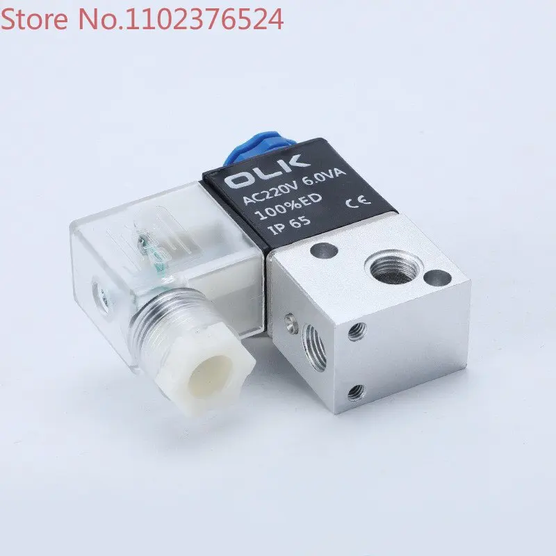 OLK Olekai solenoid valve 3V1-06-08-M5 two position three-way direct series parallel group valve multi position confluence