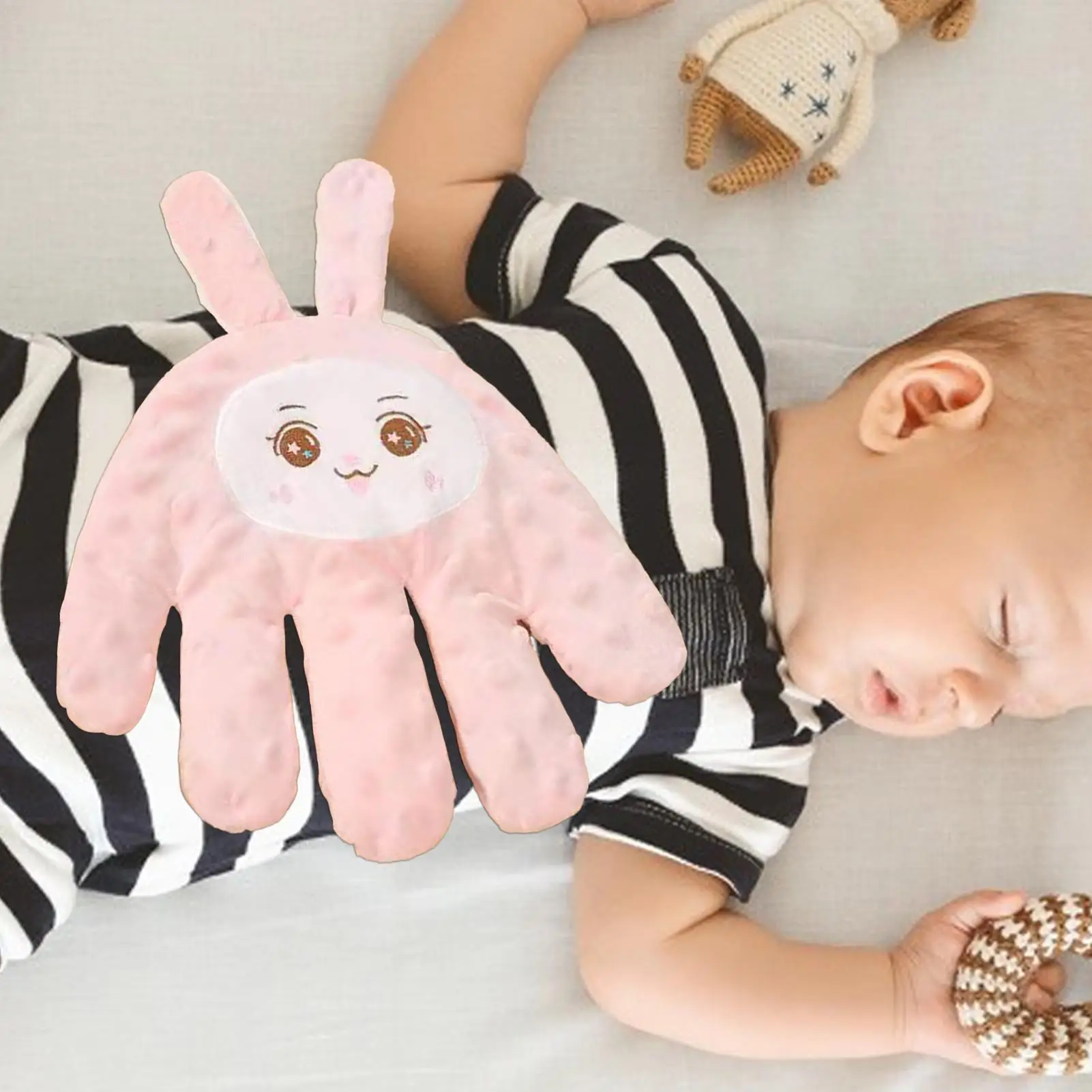 Baby Patting Pillow Patting Soother Pillow for Baby Electric Automatic Pat Hand Soother Cute Dolls Sleeping Aid Companion  Hand