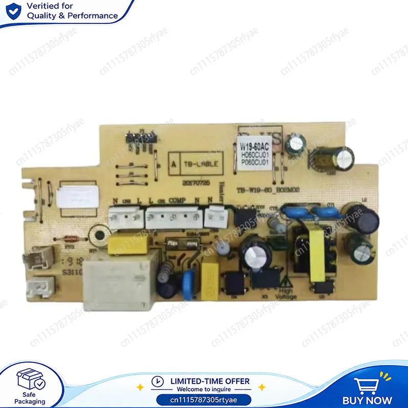 W19-60AC AB ABC Refrigerator Freezer Main Control Board DZ75X1D W19-60 BT-W19-60 PCB 17131000013590 Replacement Circuit Board