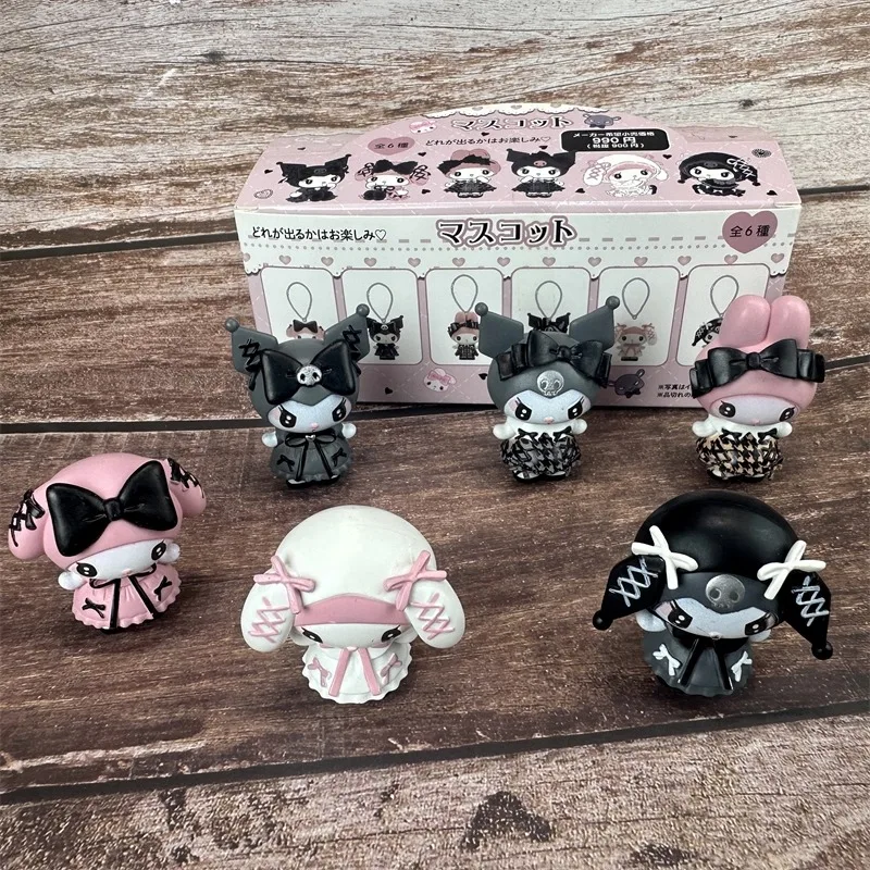 MINISO 4cm Mini Kuromi My Melody Blind Box Cartoon Character Figures Dolls Surprise Bag Cute Model Collection Toy Christmas Gift