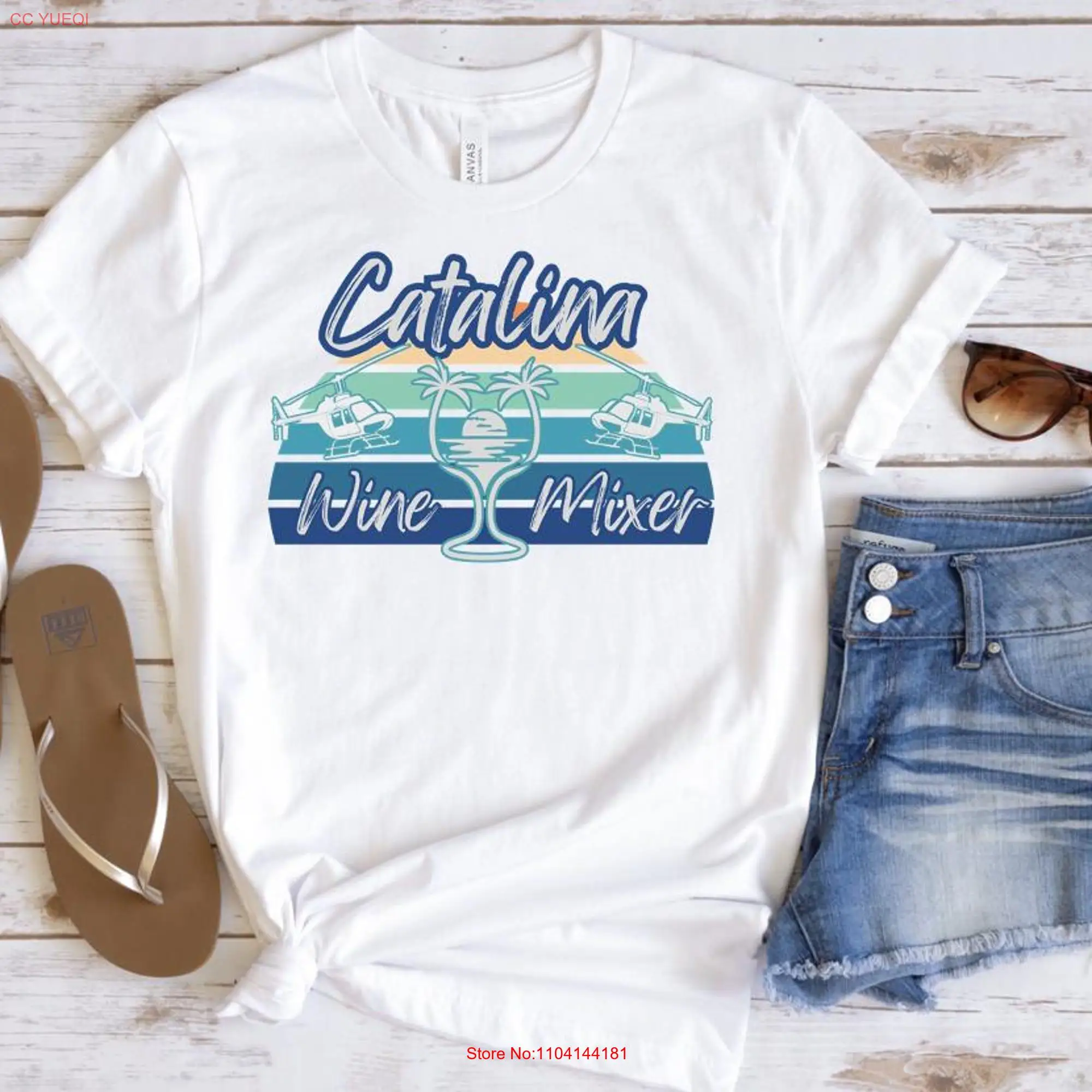 Movie T Shirt Catalina Wine Mixer Stepbrothers inspired long or short sleeves