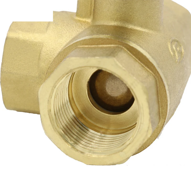 Handle female T-type L-type NPT thread 3-way brass ball valve