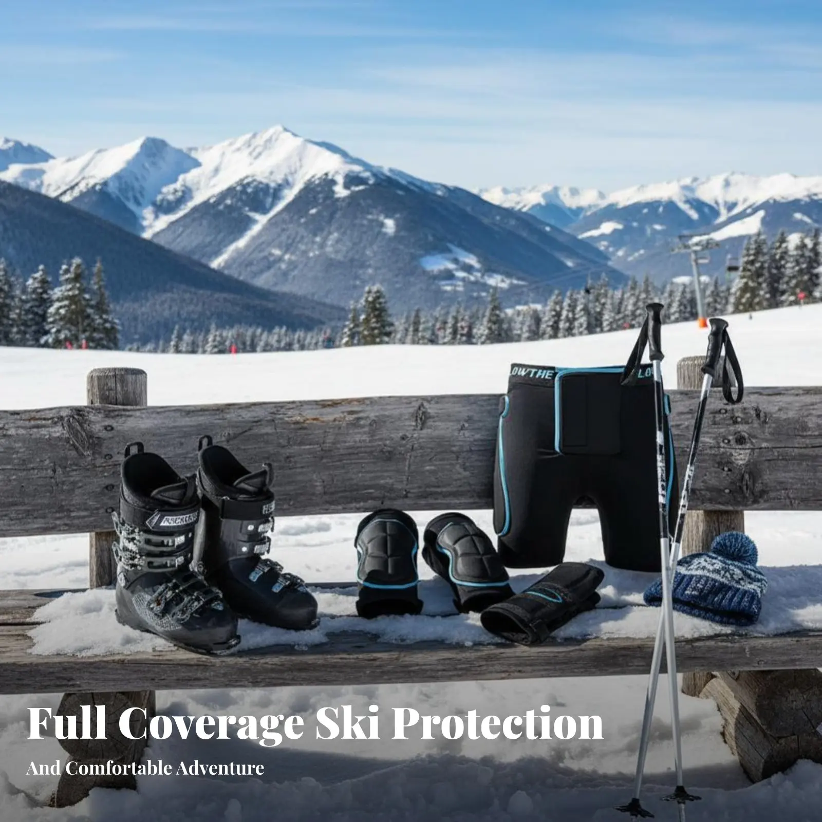 

Защита таза, наколенники, защитные штаны для катания на лыжах, внутренняя одежда, 3D-дизайн, пенопластовая подкладка, унисекс, для детей и взрослых