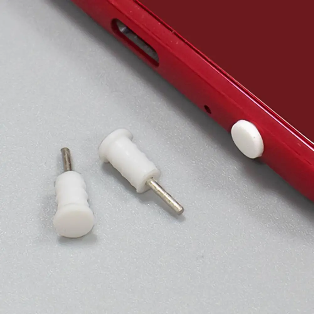 Plugue de poeira de silicone multiuso para telefones inteligentes pino de poeira mini universal 3.5mm 5pcs jack para telefones inteligentes