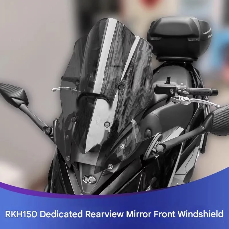 For KYMCO RKH150 Replace the accessory windshield deflector to move it forward and raise the windshield.