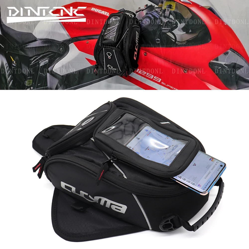 

Luggage For DUCATI STREETFIGHTER V4 V4S V2 1098 1098S 848 S Travel Backpack Mobile Phone Navigation Bale PU Fuel Tank Saddle Bag