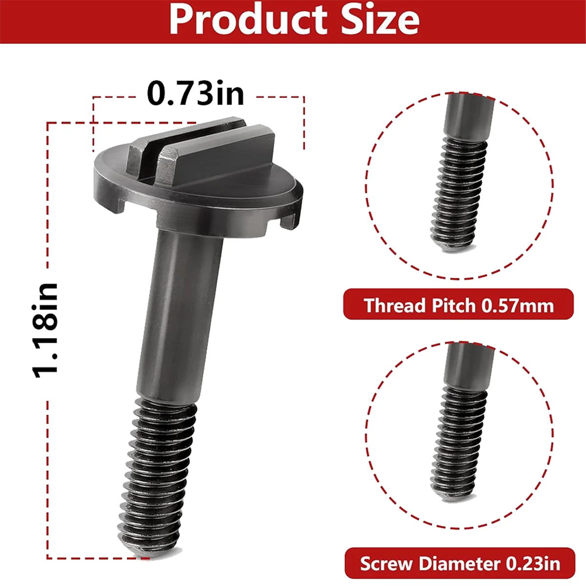 06-75-0025 Blade Backing Pad Screw Replacement for Milwaukee 2626-20 M18 Multi-Tool