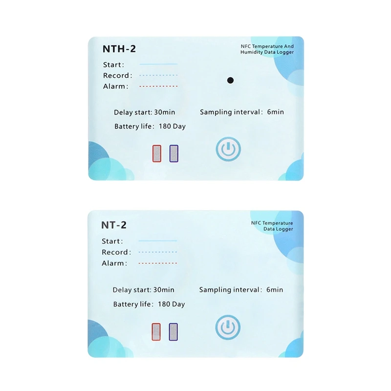 N75R-NFC Wireless Data Recorder 180 Days Data Logger LCD Indicator 500,000 Groups For Chemical NFC