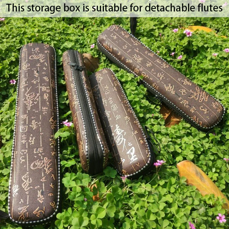 Flute Cover Bamboo Flute Box Instrument Storage Case Shockproof Child School Flute Case Resistant Portable Instrument Flute Case