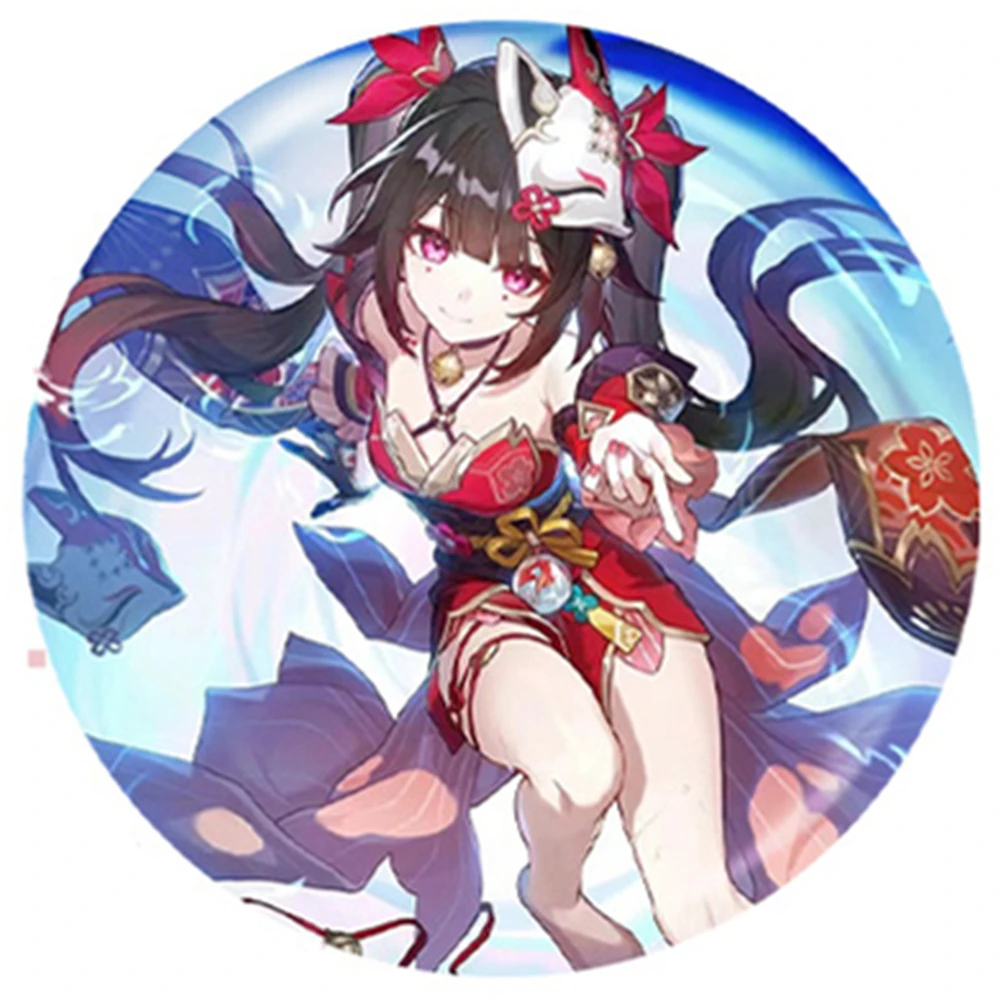 58mm 게임 혼카이: 스타 레일 스파클 코스프레 의상 배지 핀 SPTE 양철 브로치 ﻿   크리스마스 선물 추천