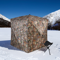 2-3 Person Hunting Camouflage Tent Portable Perspective Hidden Tent 270 Degree Unobstructed Quickly Open Outdoor Camping Tent