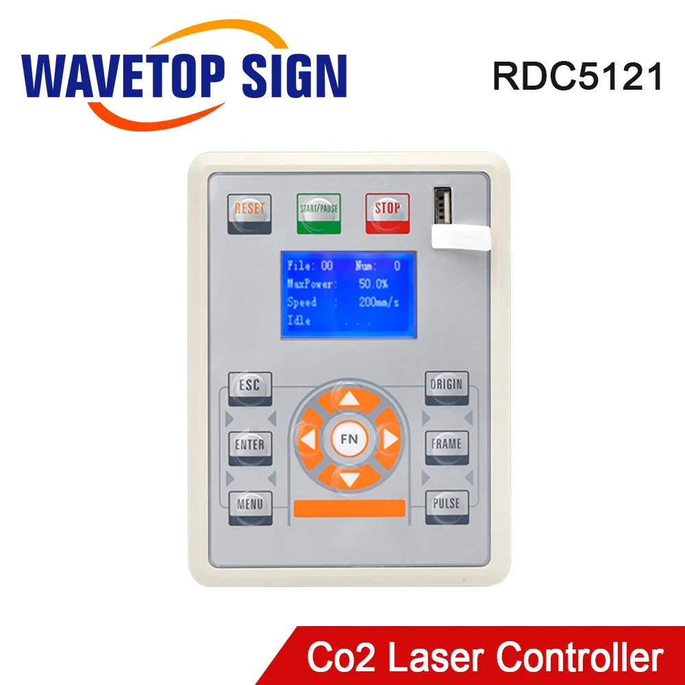 WaveTopSign Ruida RDC5121 Lite Version Co2 Laser DSP Controller for Co2 Laser Engraving and Cutting Machine