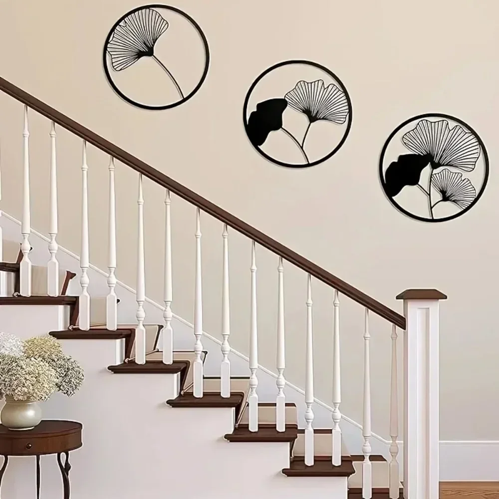 3 stücke Ginkgo blatt Wand kunst Skulptur-exquisite Kunst Dekoration. Verwandeln Sie Ihr Zuhause mit diesen Ginkgo blatt Wand dekorationen