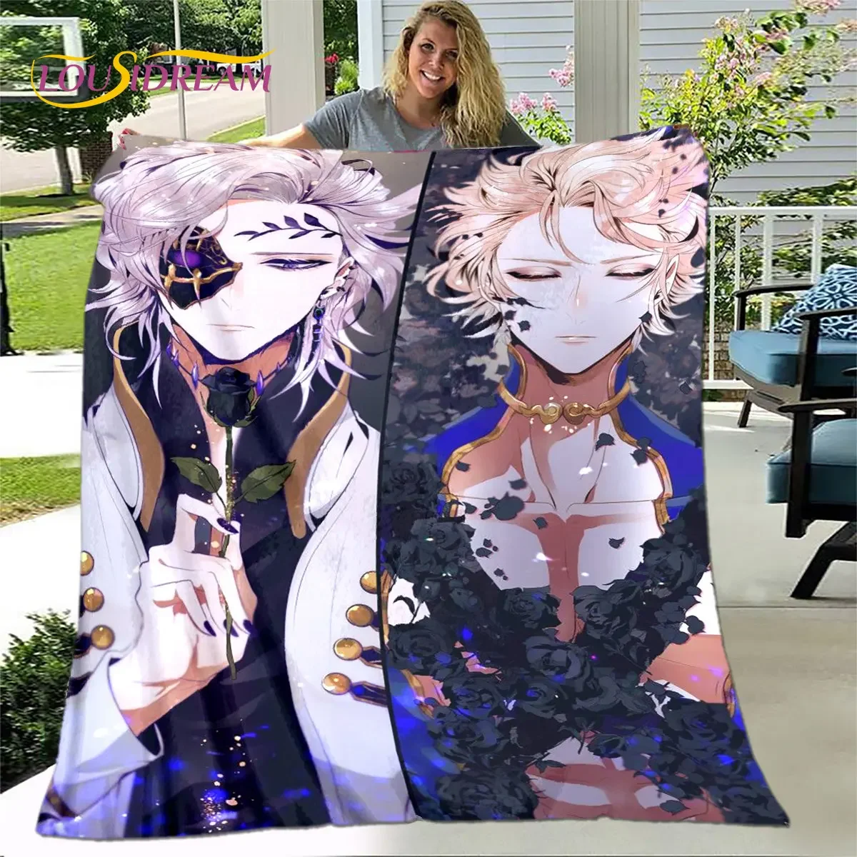 سجل راجناروك أنيمي الكرتون لينة بطانية قطيفة ، الفانيلا بطانية رمي بطانية لغرفة المعيشة غرفة نوم أريكة تتحول لسرير غطاء نزهة #3