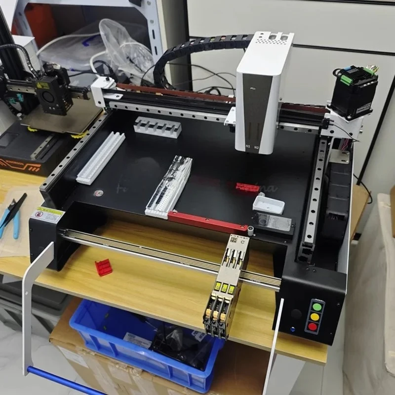 

High-Speed Automatic Pick Place Machine LED SMD Chip Mounter with Dual Heads Triple Vision Camera System And Nozzles for Precisi