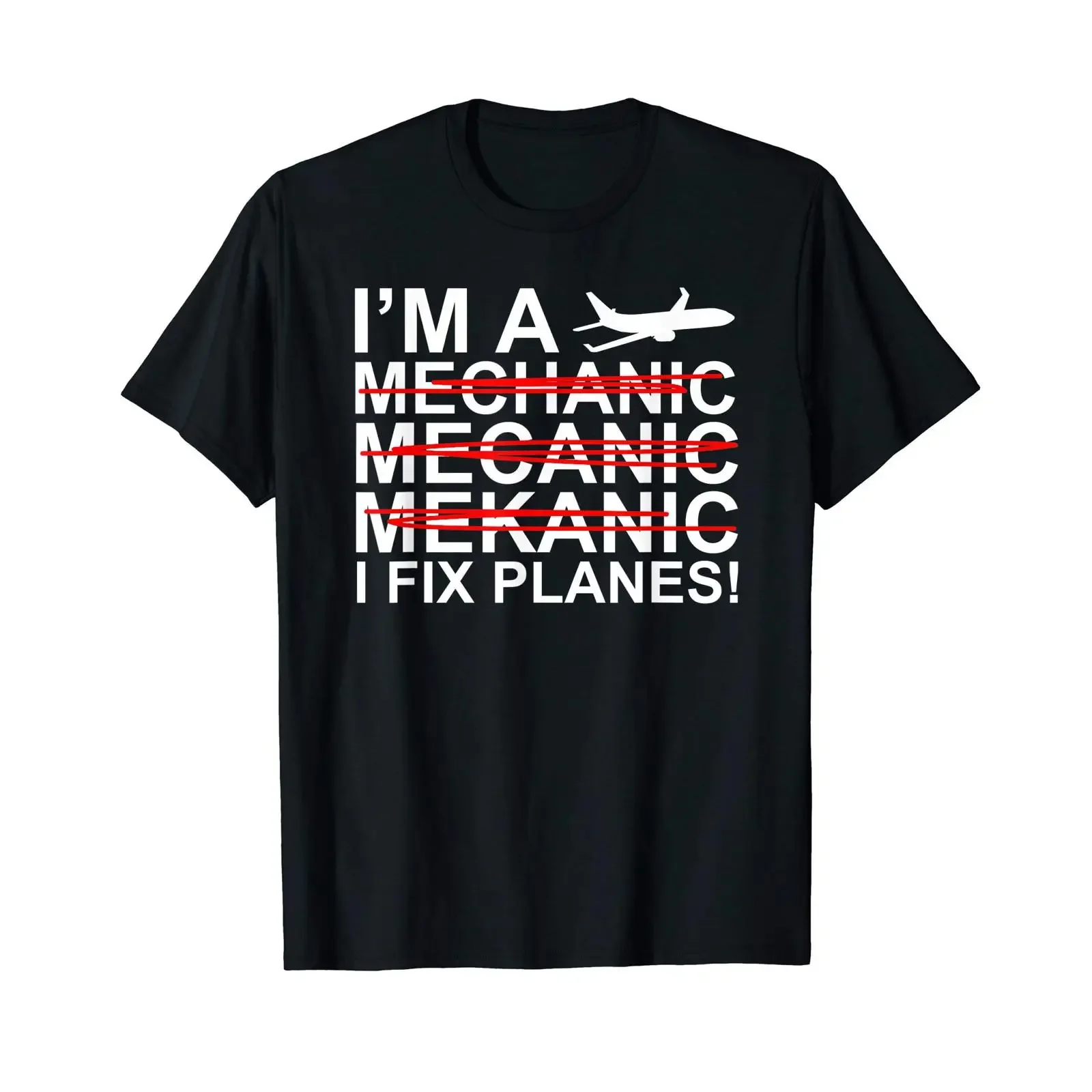 I Fix Planes Pilot Aeroplane Flight Captain Aviator T Shirt black vintage Washed Comfortable Casual streetwear Versatile