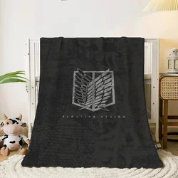 Woven Blanket Throw Attack on Titan Custom Blankets and Throws Warm Blanket for Winter Home and Decoration Fluffy Soft Blankets