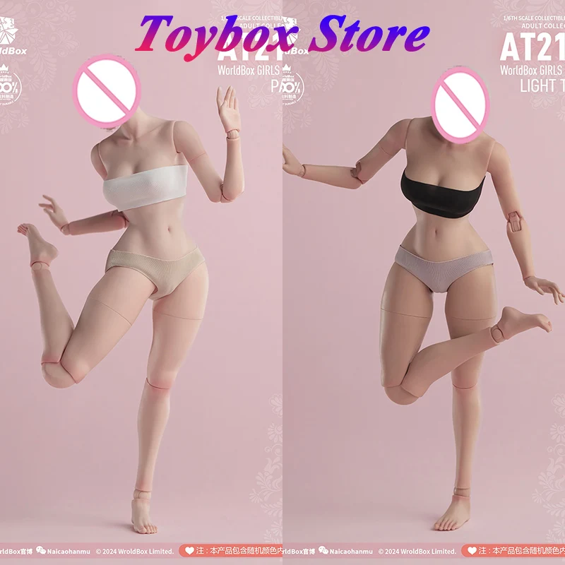 

Worldbox AT210 Pale Suntan 1/6 Female Soldier Slim Bee Waist Movable Joint Body Model Toys For 12" Action Figure Cosplay