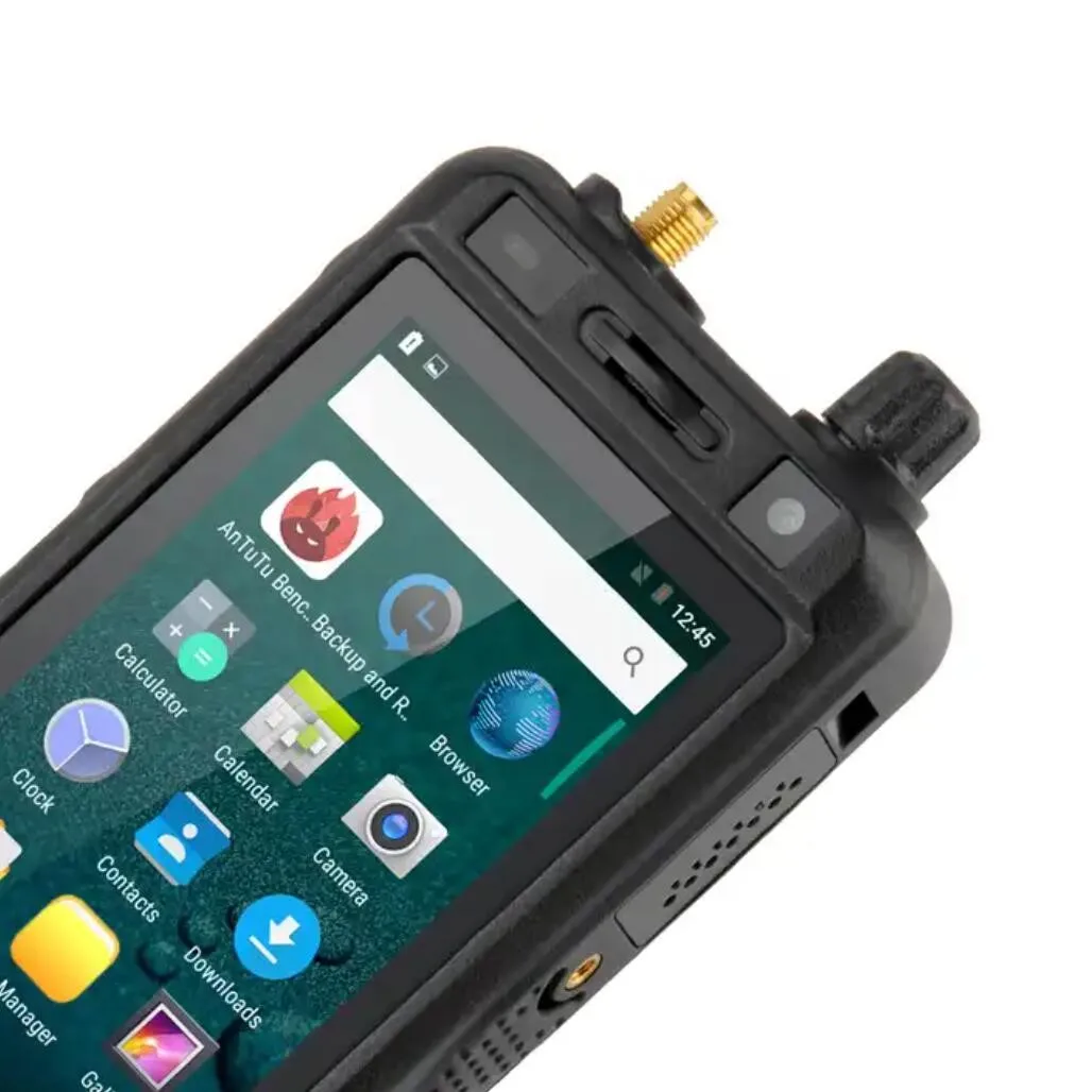 RunGee UHF Radio Android IP67 Waterproof Rugged Phone with Talkie Walkie  3.5 Inch Touch Screen