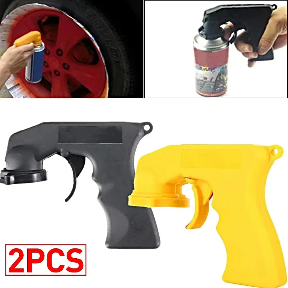 Car Spray Adaptor Paint Gun Handle Grip Airbrush Aerosol Handle Trigger Locking Collar Professional Care Car Painting Paint Tool