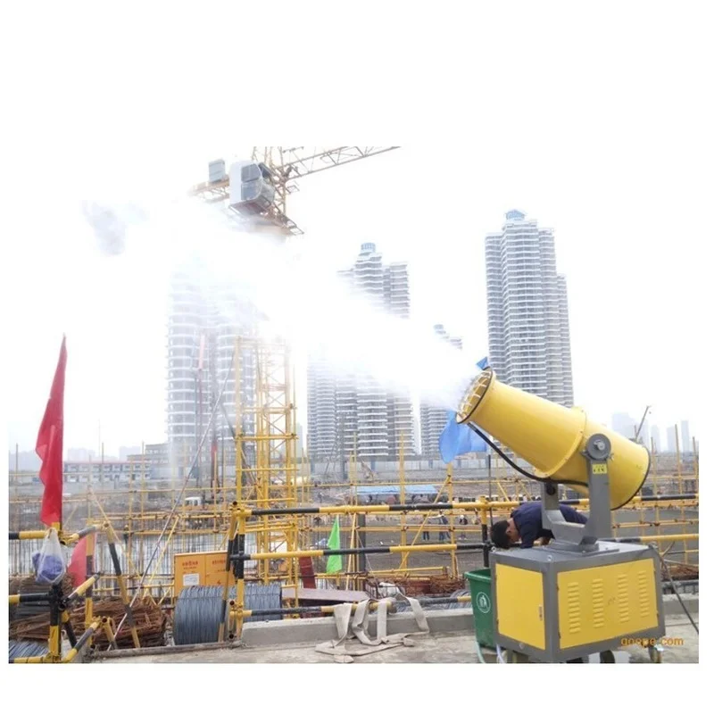 Dust Control Machines Water Misting Fog Cannon High Pressure Fog Cannon Electric Manual Hydraulic Arm Sprayer Fog Cannon