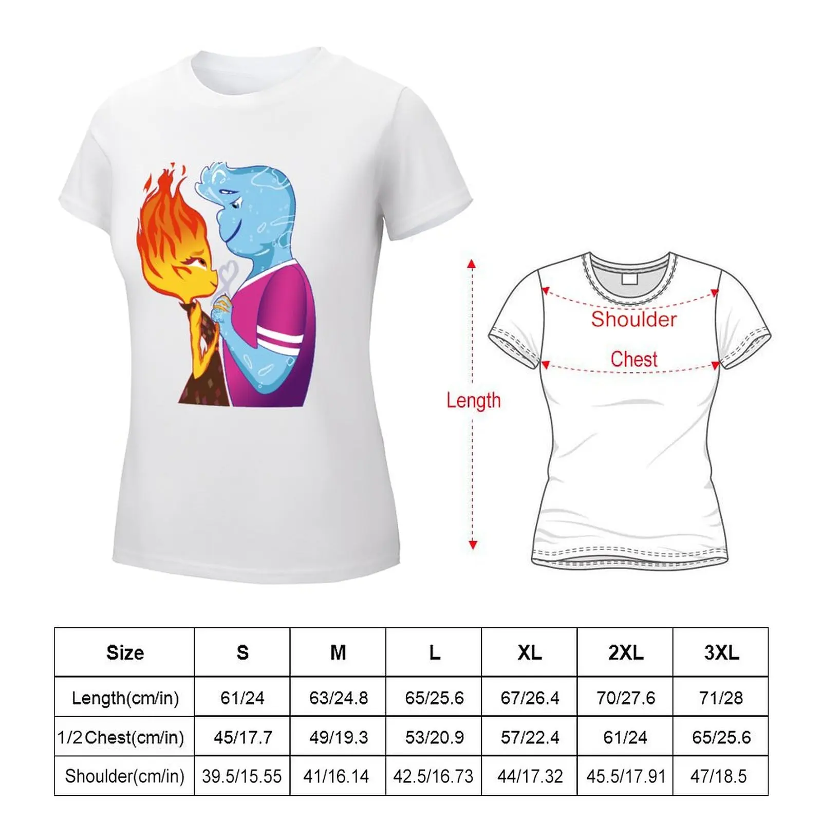 Wade & Ember Elemental T-shirt tops cute clothes graphics designer clothes Women luxury