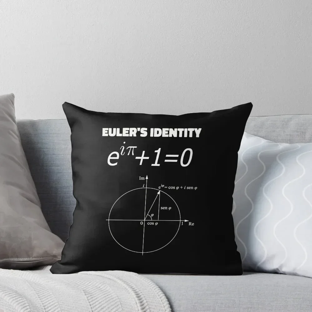 Euler's Identity Math Formula Throw Pillow christmas pillowcases christmas supplies Sofa Covers Covers For Sofas pillow