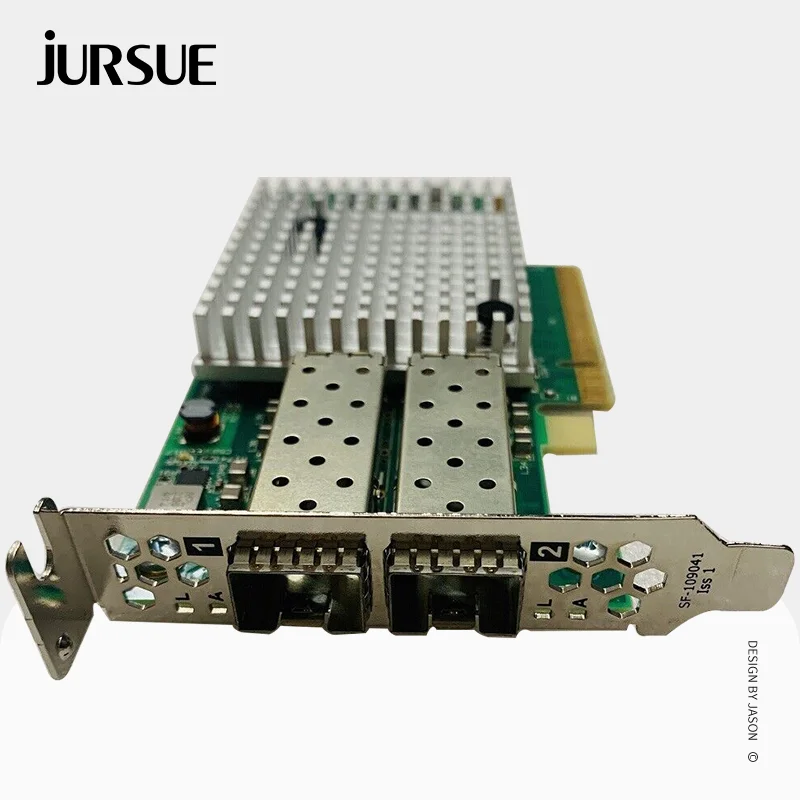 Imagem -03 - Solarflare Sfn7501 Sfn7500 Rede Interface Controlador Dual Port 10gbe Sfp+ Pcie Ethernet Adaptador Sfn7122f Sfc9120 S7120 Sf432101