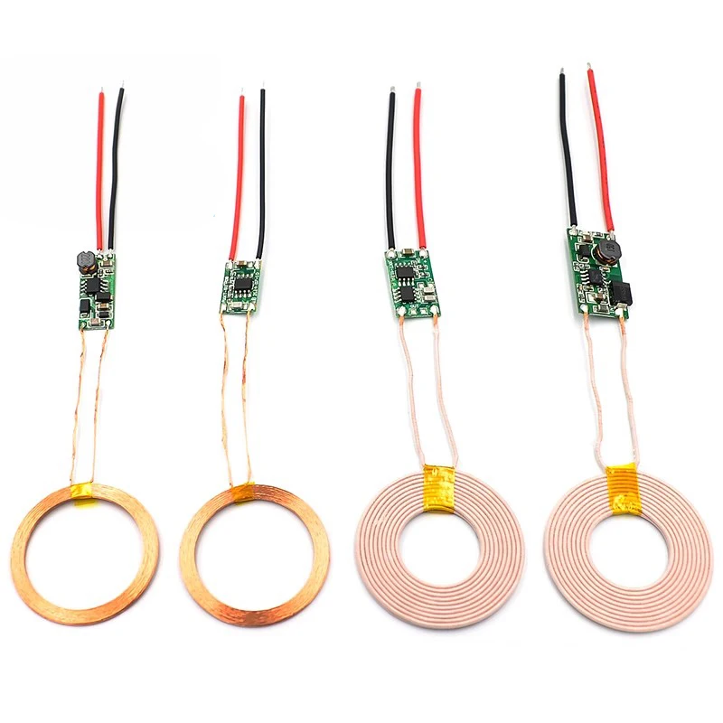 Módulo de Alimentação Sem Fio, Carregamento Transmissão e Recepção Terminal Circuit Board, 5V, 1-20Pcs