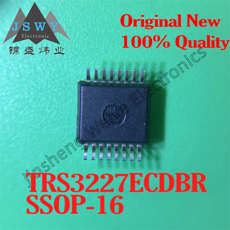(5/20 PCS) TRS3227ECDBR TRS3227 RS27EC SSOP-16 Transceptor duplo RS-232 com proteção ESD ± 15kV para dispositivos eletrônicos portáteis