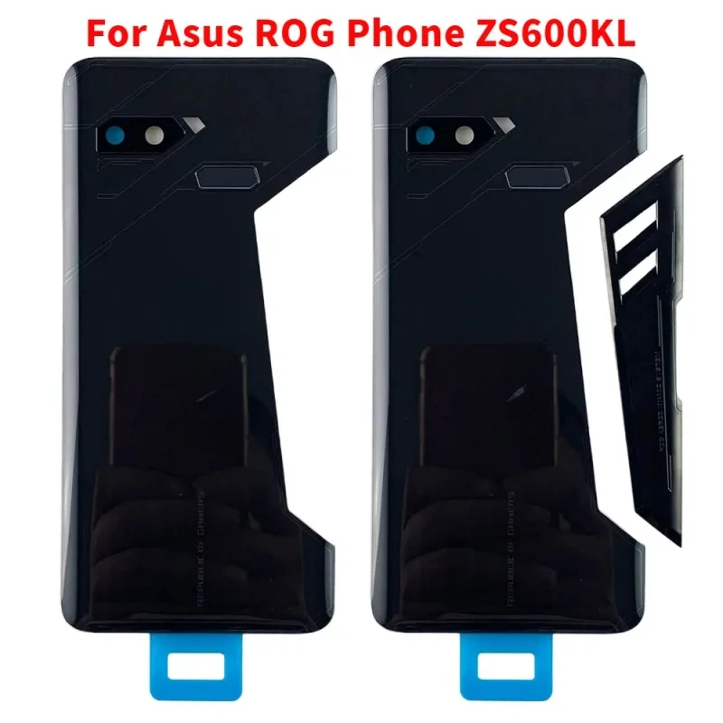 

Back glass cover for Asus ROG Phone zs600kl battery cover rear housing case with camera lens