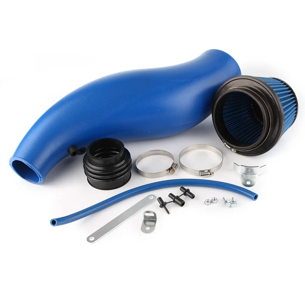 Auto Auto Car Air Intake Pipe w/ Air Filter Intake Pipe For Honda Civic 1992 93 94 95 96 97 98 99 2000 EK EG Blue ABS Plastic