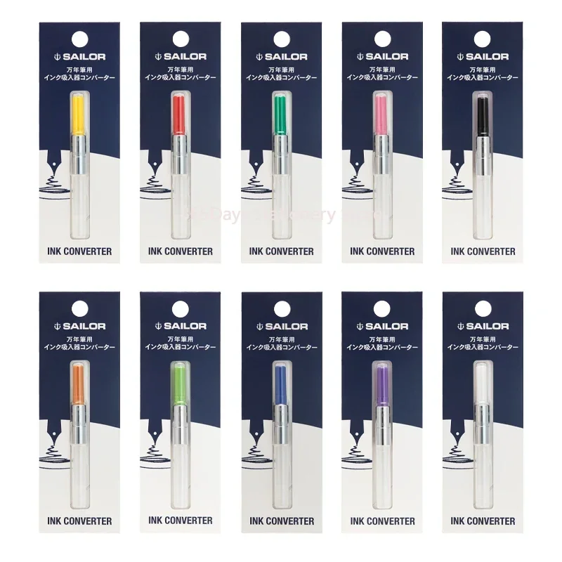 

Japan SAILOR Writing Fountain Pen Color Rotating Ink Converter Universal Four-Season Weaving Torpedo Ink Pen For All Sailor Pen
