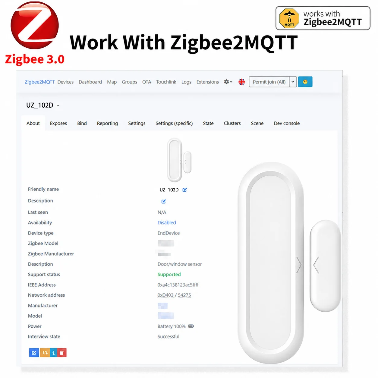 Thumbnail 2 - #84 Latest Window Door Contact Sensors Offers