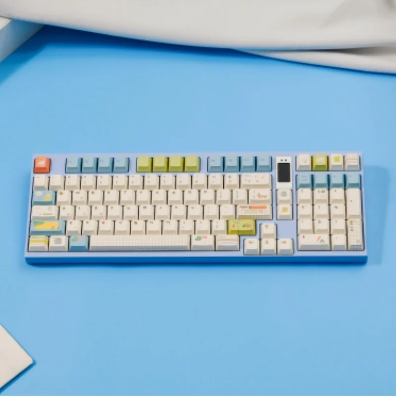 

150-клавишный колпачок для дневника Cherry Profile PBT, сублимированные персонализированные колпачки для клавиш Cherry MX Switch, игровая механическая клавиатура