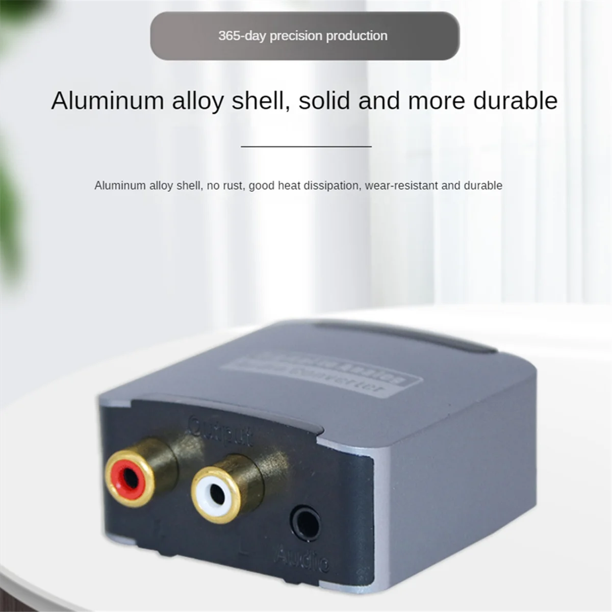 AU49_Convertitore audio coassiale in fibra ottica digitale TV SPDIF a 3,5 mm Lotus