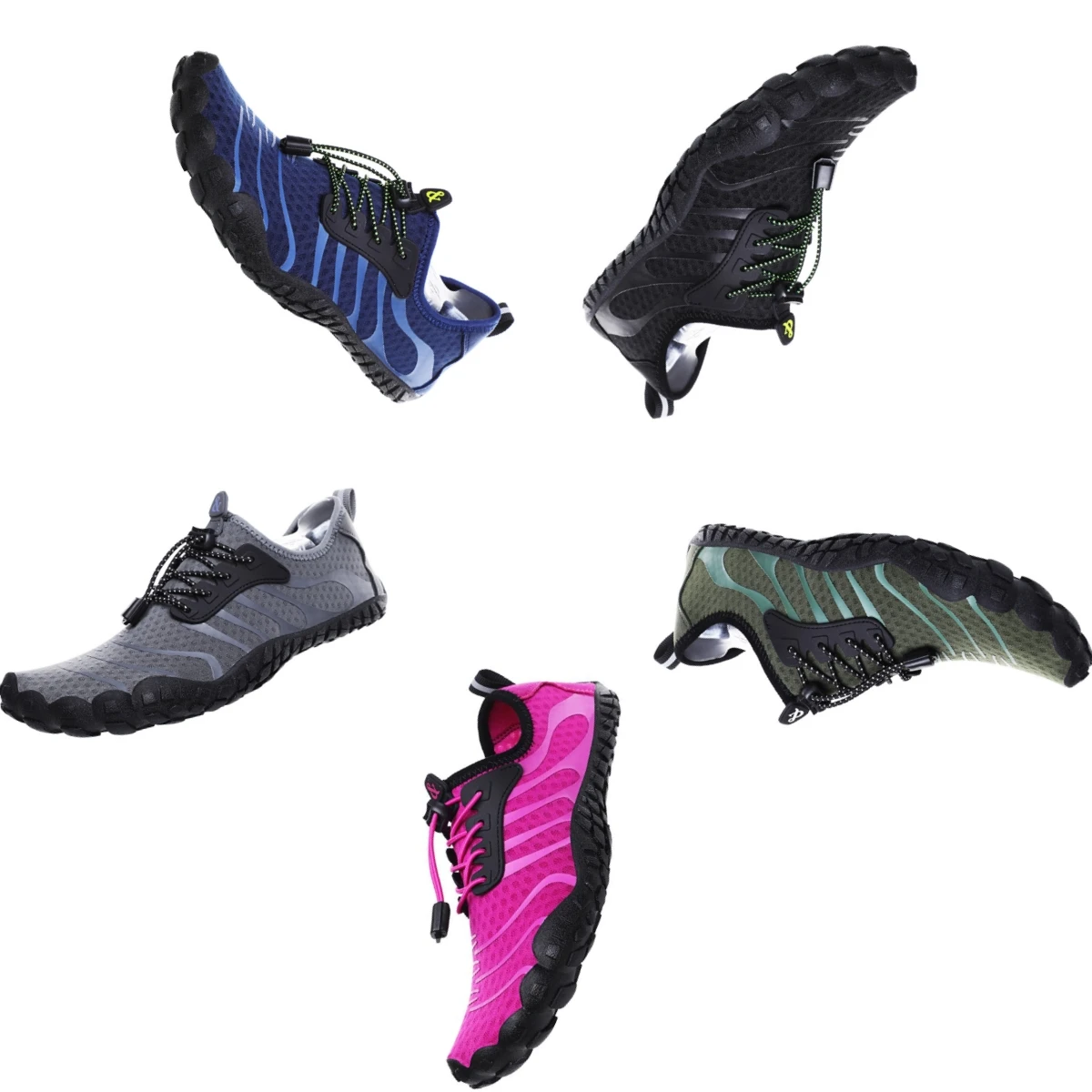 

Outdoor Water Shoes Beach Barefoot Shoes for Men Women Soft Lightweight Quick-Dry Wading Shoes Wide Toe Hiking Jogging Sneakers