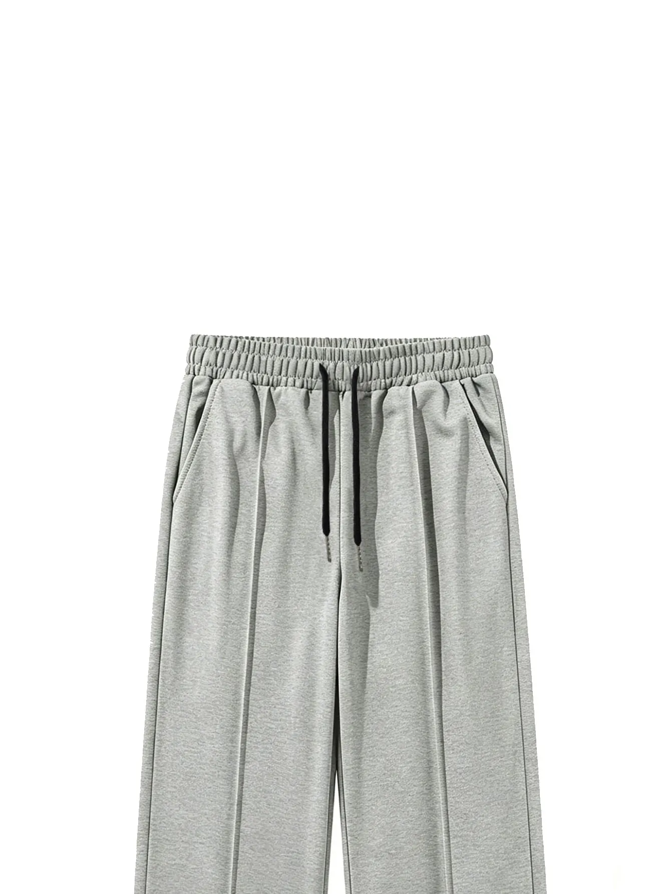 Herren Casual Cleanfit Leichte Business Minimalistische Anzug-Stil Sporthose Lose Jogginghose mit Kordelzug – Detail 40