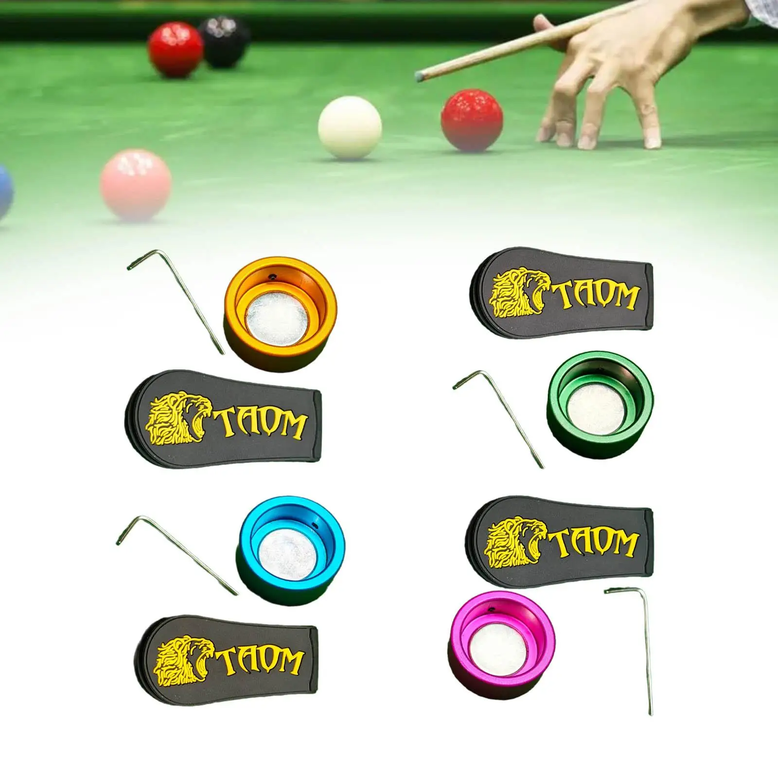 Pemegang kapur bilyar, aksesori olahraga Snooker, kotak penyimpanan portabel, kotak kapur Billiard aluminium Aloi pemegang kapur