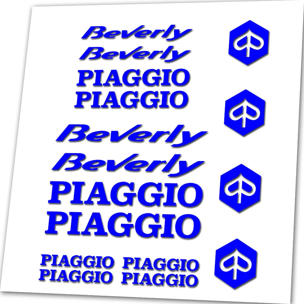 Compatible For Piaggio Beverly Logo Scooter Decal Stickers