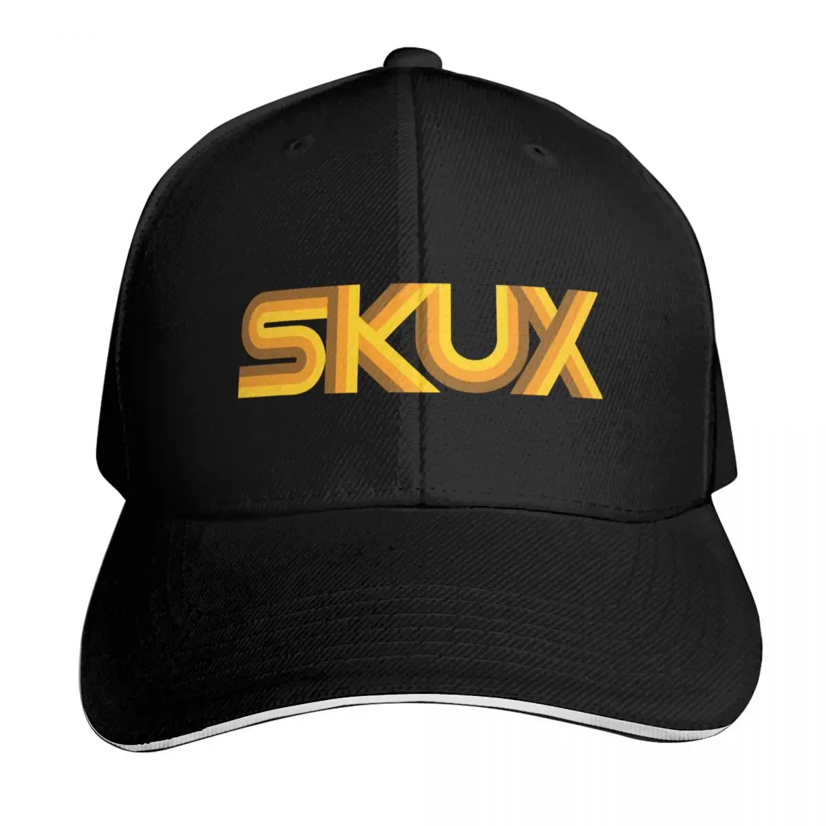 SKUX is the way to go! Be SKUX, kiwi slang Baseball Cap Summer Beach Travel Streetwear Hip Hop Trendy Vintage Retro Embroidered